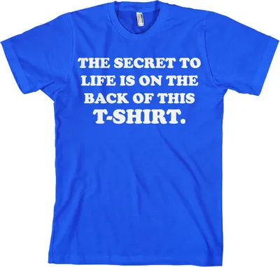 Produktbild von The Sercret To Life! - X-Large - Blue