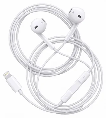 Immagine prodotto di Avizar, auricolari cablati con connettore Lightning per iPhone 14, con microfono integrato, colore bianco