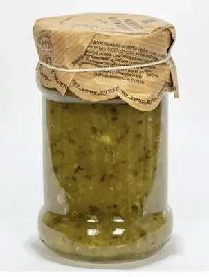 Zdjęcie produktu dla Przecier z ogórków kwaszonych Nadwarciańskie specjały 290g Uczta Ogórkowa