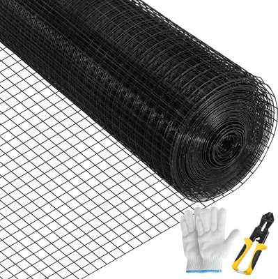 Zdjęcie produktu dla ogrodzenie z drutu spawanego, powlekana winylem siatka na króliki, 2,5 x 2,5 cm, 16 gauge, 61 x 30 m