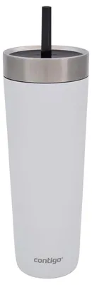 Obrázek produktu pro ContiGo! No-Spill Tumbler, Denní používání, 720 ml, Straw lid, Nerezová ocel, Bílá, Salt