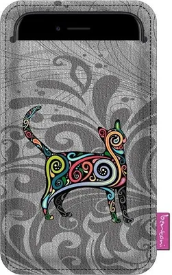 Produktbild von Handytasche Find Me ED15 aus Filz mit Aufdruck, 10 x 17 cm, maschinenwaschbar