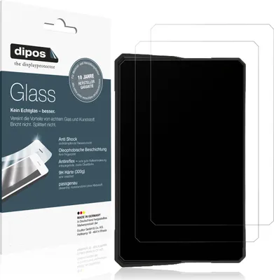 Produktbild von 2x Schutzfolie für Carpuride W502BS matt - Anti-Shock 9H Folie dipos Glass Kunststoffglas