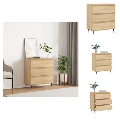 Image de vidaXL Sideboard Chêne Sonoma 60x35x70 cm Bois composite - Sideboards
