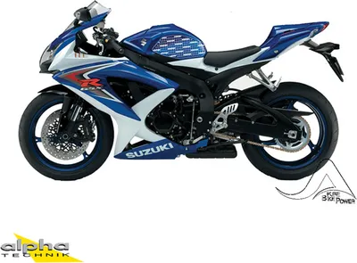 Produktbild von Stompgrip klar, Suzuki GSXR600/750, 2008-10 GSX-R750 WVCW