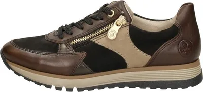 Produktbild von Rieker Sneakers Laag  Sneakers Laag - Donkerbruin - Maat 37