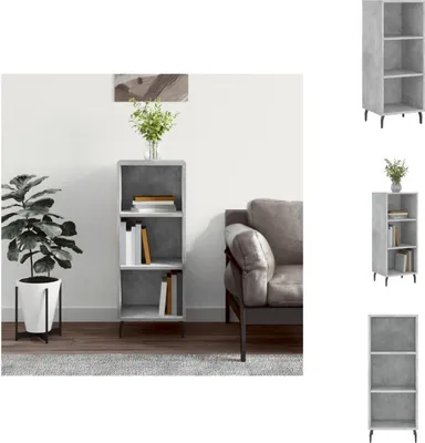Produktbild von vidaXL Sideboard Betongrau 34,5x32,5x90 cm Holzwerkstoff -  Sideboards