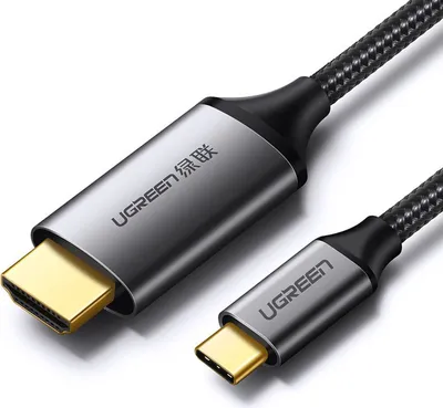Produktbild von Ugreen 50570 HDMI-Kabel 1,5 m USB C HDMI Typ A (Standard) Schwarz (50570)