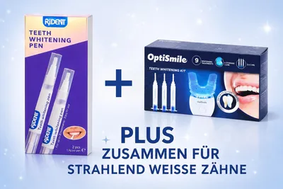 Obrázok produktu pre Sada na bielenie zubov OptiSmile (2 ks) + bieliace tyčinky Rident
