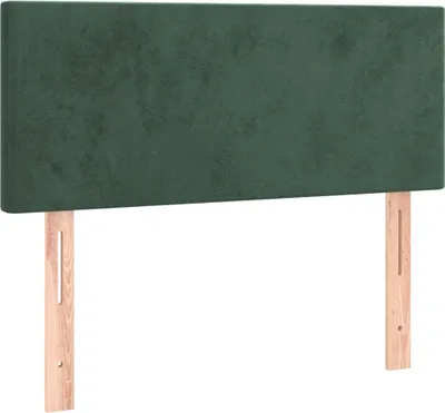 Produktbild von vidaXL Kopfteil Dunkelgrün 90x5x78/88 cm Samt
