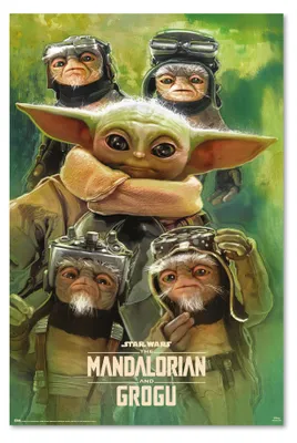 Produktbild von The Mandalorian & Grogu Poster Grogu & The Anzellans 61 x 91,5 cm