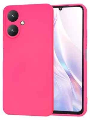 Zdjęcie produktu dla Techsuit SoftFlex etui do Xiaomi Redmi 13C 5G – jaskraworóżowe