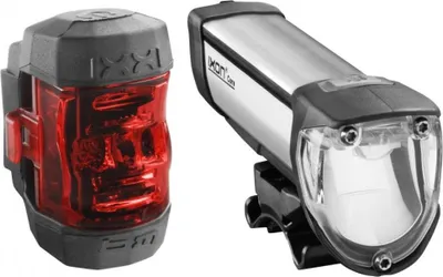 Obrázok produktu pre B&M LED batériové osvetlenie kombi-set IXON Core/ IXXI, 50 LUX, AS