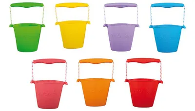 Produktbild von Eduplay Eimer flexibel unzerbrechlich bunt Sandspielzeug