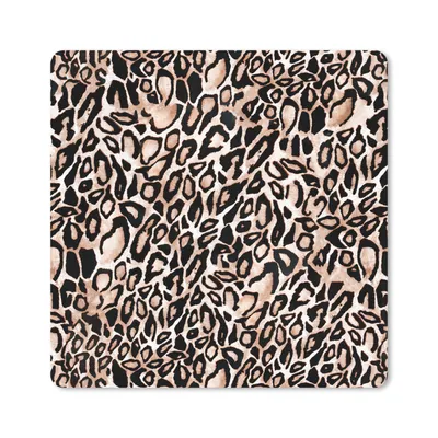 Produktbild von MuchoWow® Mauspad Mousepad Panther Druck - Flecken - Schwarz 30x30 cm - Mousepads - Maus Mat - Pad - Mausunterlage - Gaming