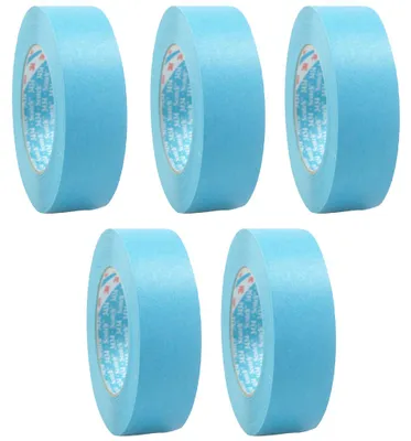 Produktbild von 5 x 3M Scotch 3434, Abdeckband, 30mm x 50m, blau
