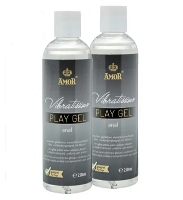 Vibratissimo Vibratissimo Play Gel Anale 2x250 ml | Extra Scivoloso | a B – immagine 1