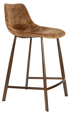 Produktbild von Dutchbone Franky Barhocker 65 cm Cognac - 2 er Set