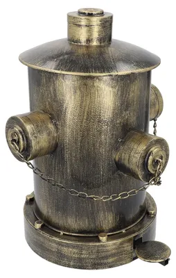 Produktbild von Müllbehälter mit Innenbehälter - Antik Bronze - Multifunktional - Aus Eisen