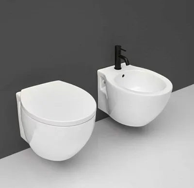Immagine prodotto di Set sanitari bagno sospesi in Vetroceramica bianca | Patascoss