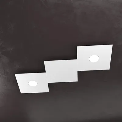 Image de Applique moderne 3 modules Eccentric Metal Grey 2 Lights Gx53