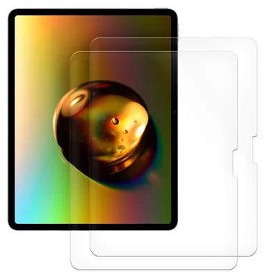 Produktbild von kwmobile 2x Schutzfolie kompatibel mit Apple iPad Air 13" (6. Gen 2024) - Folie klar Full Screen Tablet