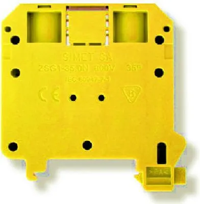 Immagine prodotto di morsettiera a 2 fili 35mm2 giallo NUOVO ZSG1-35.0Nz 11721314