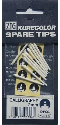 Produktbild von Kuretake Kurecolor Twin S Kalligraphie Spitzen Set 2 mm