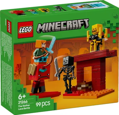 Obrázek produktu pro LEGO Minecraft 21266 Lávová bitva v Netheru