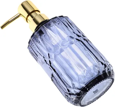 Produktbild von Pumpspenderflasche aus Glas Leer Nachfüllbarer Seifenspender für Badezimmer Spender für Shampoo und Lotion
