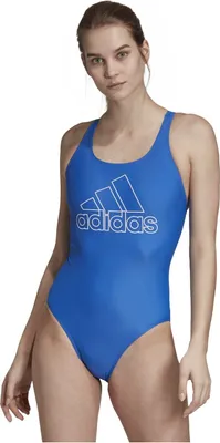Produktbild von adidas Badeanzug Damen Sport aus weichem, chlorresistentem Material, Farbe:Orange, Größe:44