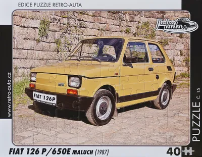 Image de Puzzle n° 15 - FIAT 126 P/650E maluch (1987) 40 pièces
