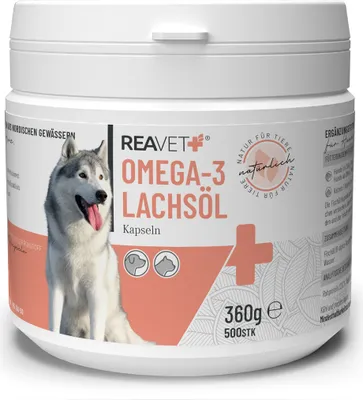Produktbild von Omega-3 Lachsöl Kapseln 500Stk