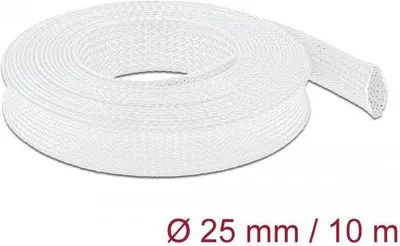 Image de Tuyau tressé Delock - 10 mètres - blanc