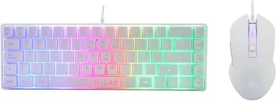 Immagine prodotto di Combo tastiera e mouse da gioco, THE G-LAB COMBO HYDRO, con cavo, layout compatto al 60%, anti-ghosting