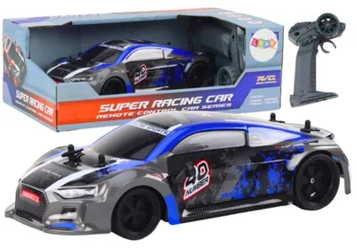 Obrázek produktu pro Rc dálkově ovládané auto 1:18 gumová driftovací kola modrá