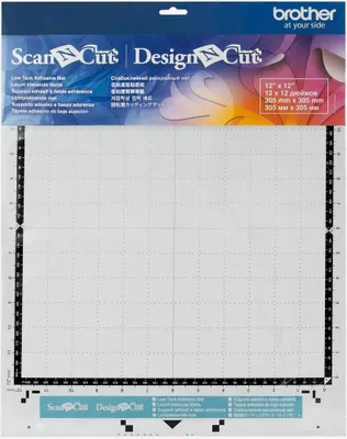 Produktbild von brother CAMATLOW12 Schneidematte für Schneideplotter leicht klebend 305 x 305 mm (12 x 12 Zoll) für 0,1 - 0,3 mm dickes Material