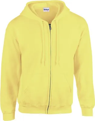 Immagine prodotto di Gildan - Felpa con cappuccio a zip intera da uomo PC6649 (L) (Verde sicurezza)