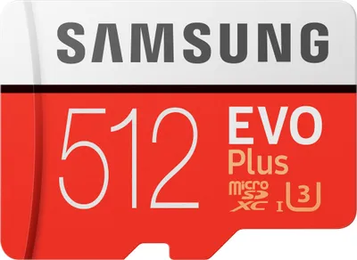 Produktbild von Samsung MB-MC512G, 512 GB, MicroSDXC, Klasse 10, UHS-I, 100 MB/s, 90 MB/s