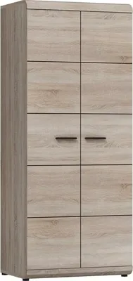 Produktbild von Bettso Kippbarer 2 türiger Kleiderschrank mit Einlegeböden LINK 80 cm Sonoma