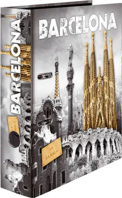 Productafbeelding van HERMA motiefordner "Barcelona", DIN A4, rugbreedte: 70 mm