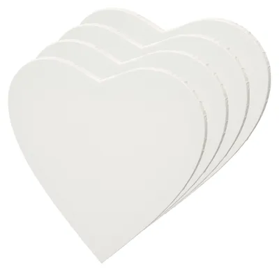 Obrázok produktu pre 4x ARTIKUM HEART SHAPE CANVAS Ø 30 | napnuté plátno
