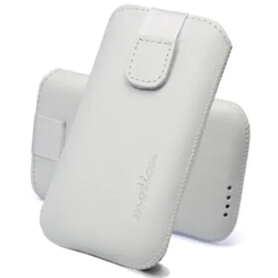 Image de Étui en cuir pour téléphone portable iPhone 6 Plus Blanc