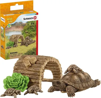 Produktbild von Schleich Wild Life Haus für Landschildkröte 42506