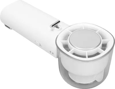 Zdjęcie produktu dla Przenośny wentylator ręczny 5 prędkości Cichy akumulator Mini wentylator chłodzący o dużej prędkości ze smyczą do podróży Dom Plaża Biały