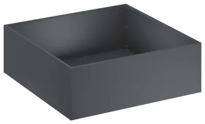 Image de vidaXL Pot de jardin anthracite 40 x 40 x 20 cm
