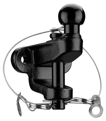 Produktbild von XPOtool Anhängerkupplung mit 50 mm Kugelkopf, 3,5 t Zugkraft, Anhängevorrichtung aus Stahl für Pkw Lkw Traktor, 2 Loch Anschraubplatte