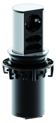 Obrázok produktu pre Bachmann 928.003, Čierna, Hliník, Plast, IP20, IEC 60884, VDE 0620-1