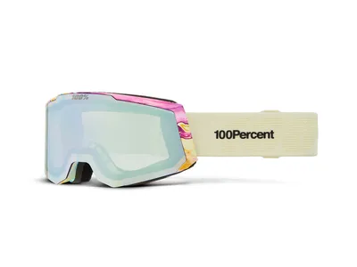 Obrázek produktu pro Lyžařské brýle 100% snowboardové brýle Snowcraft S HiPER Silencio silver flash mirrored