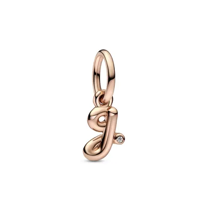 Immagine prodotto di Pandora 782535C01 Ciondolo lettera G scrittura a mano placcato oro rosa 14k